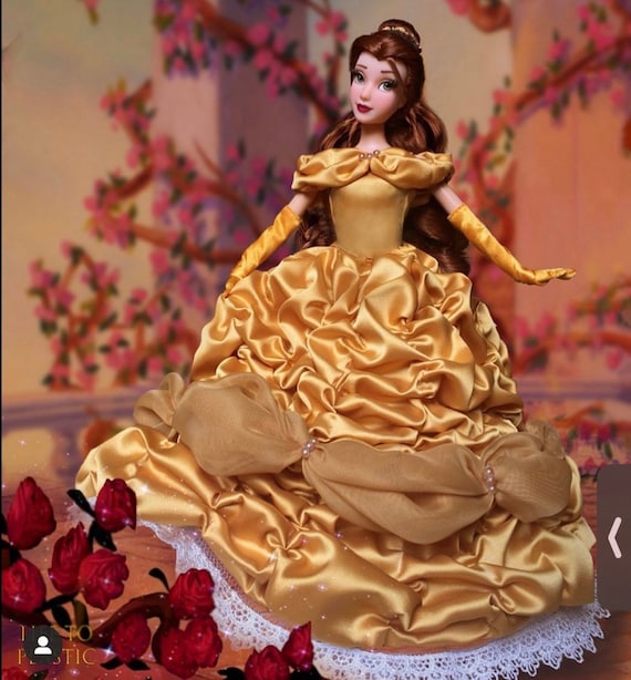 Disney Store Classic Belle Doll with Ring 12”- Beauty and the Beast