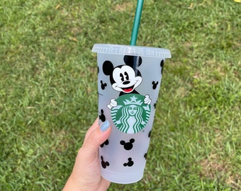 Personalized Starbucks Cup | Mickey Starbucks Cup | Vintage Mickey Starbucks Tumbler | Birthday Gift | Starbucks Reusable Cup | Fathers Day