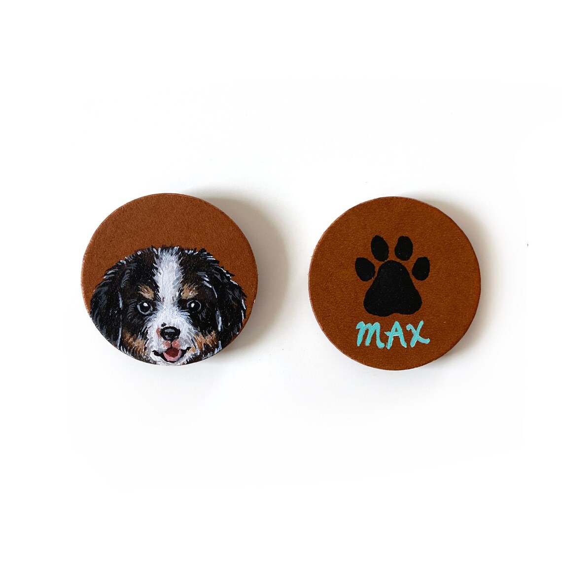 Custom Pet Portrait Fridge Dog Etsy