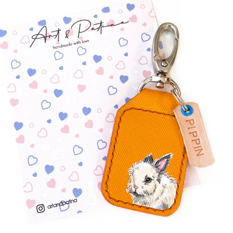 Custom Pet Bag Charm Cat Keychain Pet Memorial Gift Pet Etsy