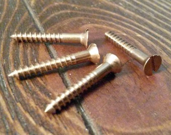 50pc 8mm bronze Screw Eye Pin Bail Nail Drill Hook Clay Vial Resin Bead Charm