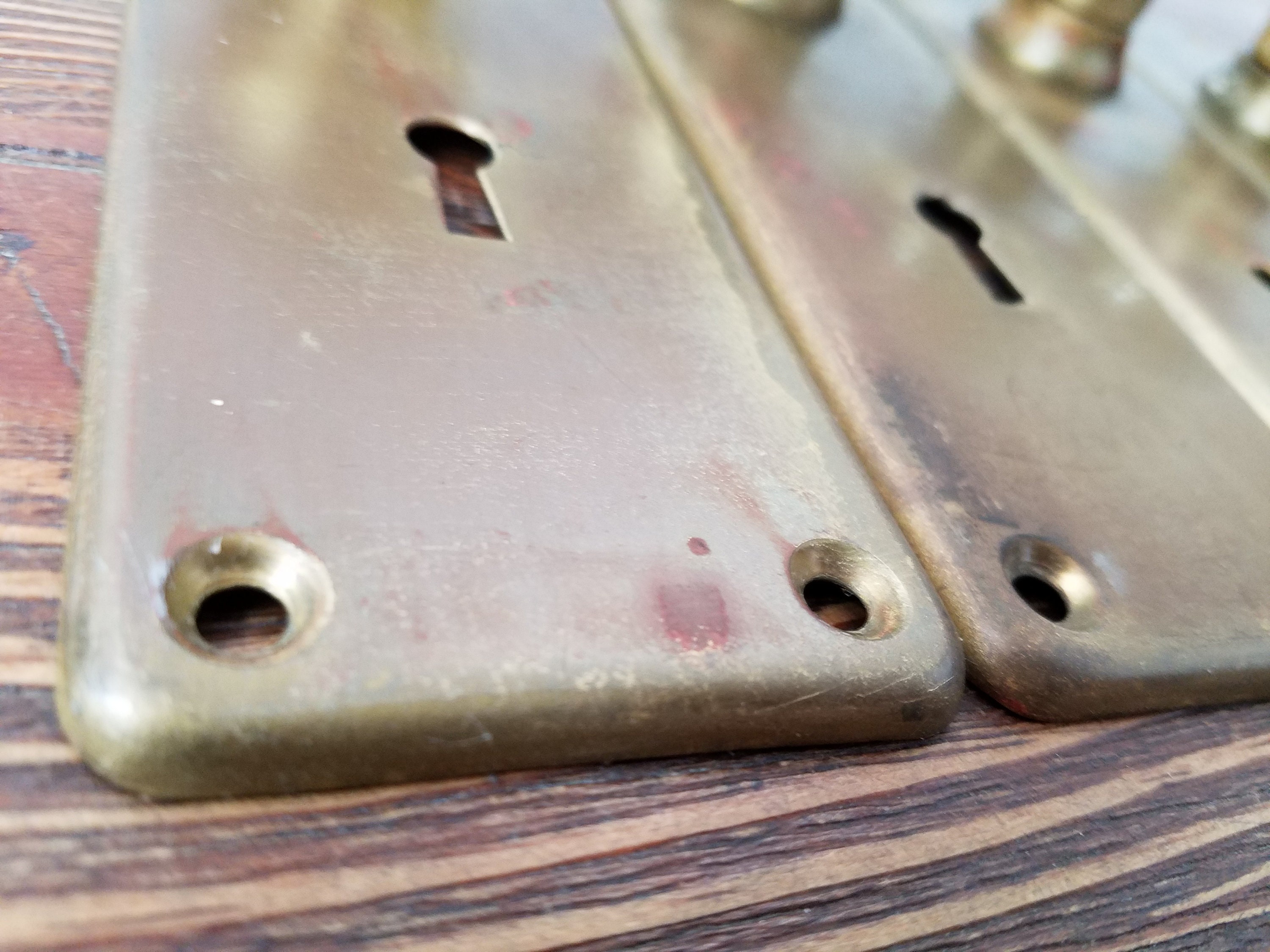 Antique Glass Dummy Door Knobs Round Dexter Glass on Wrought Etsy