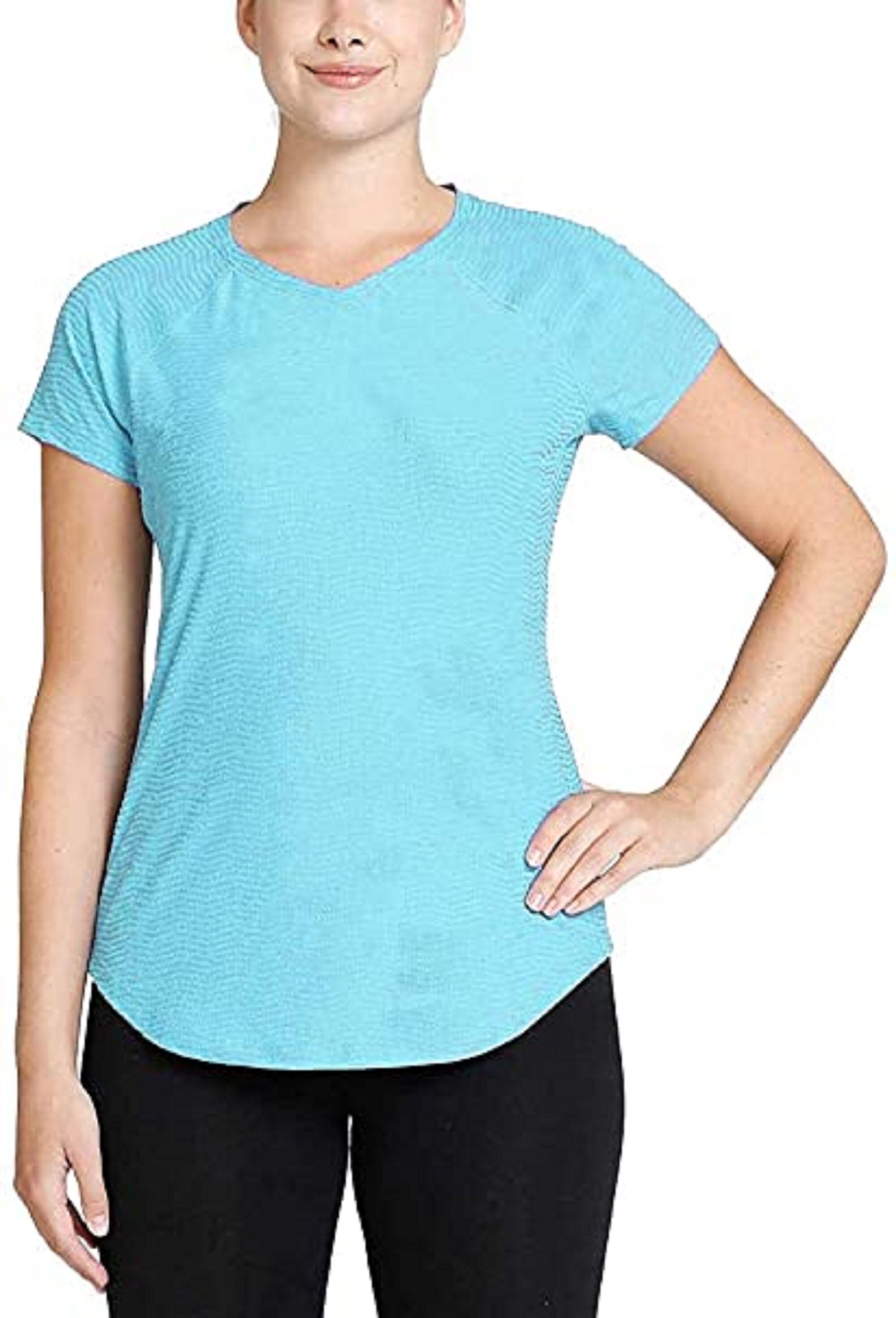 Kirkland Signature Ladies' Comfort Fit Cotton V-Neck Tee | Etsy