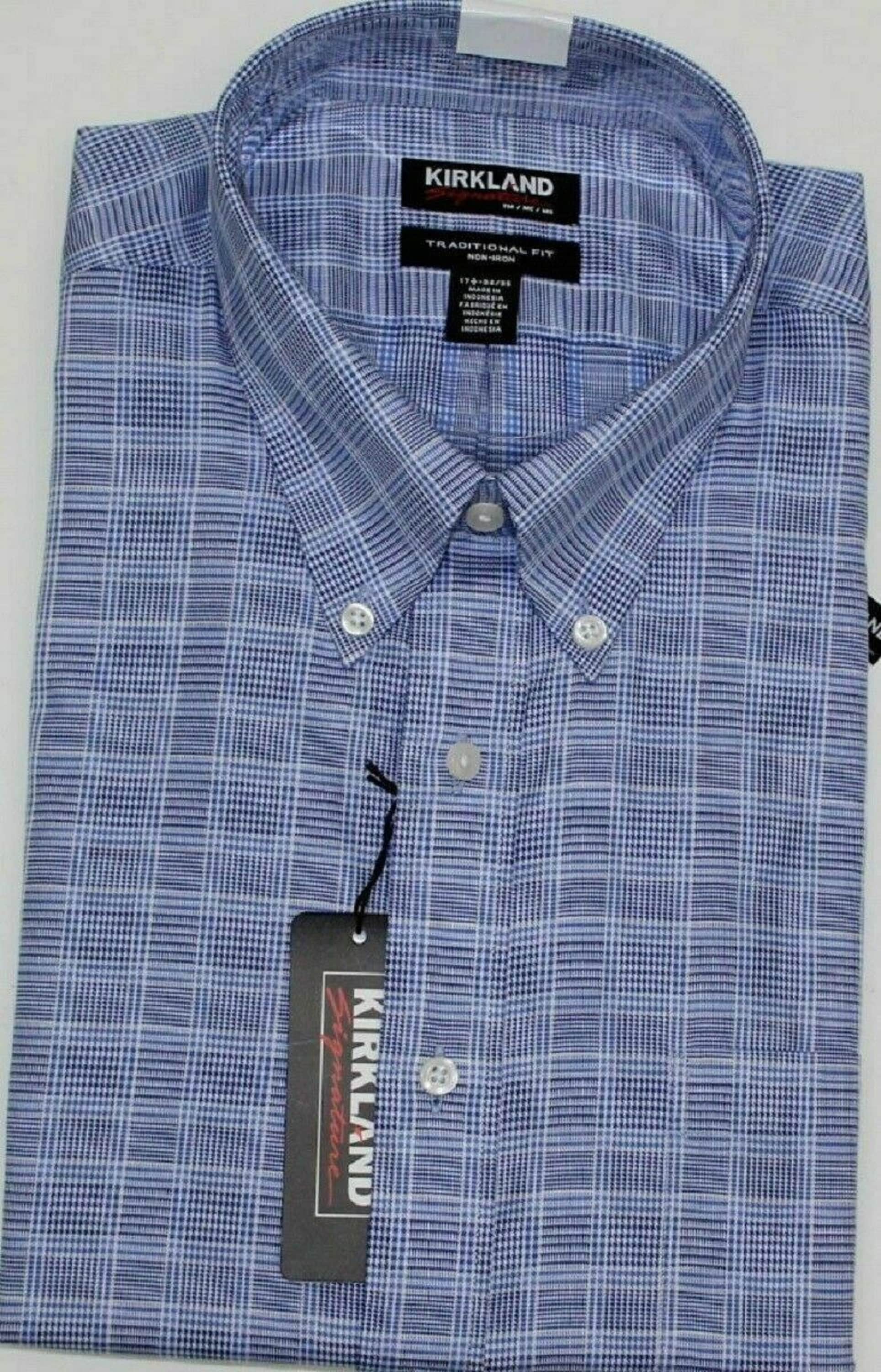 Kirkland Signature Men's Traditional Fit Dress Shirt Etsy