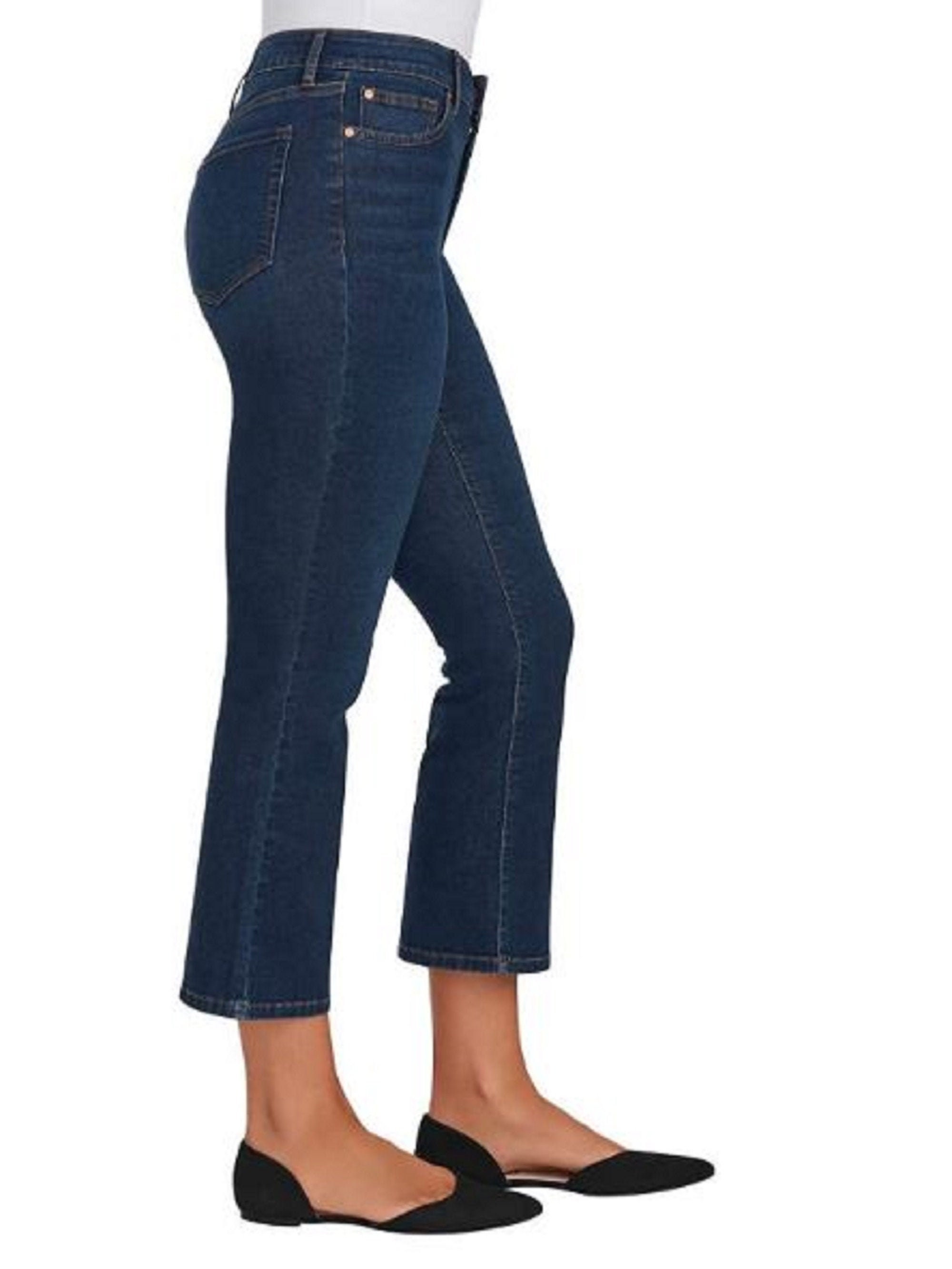 Chaps Ladies' Mid Rise Crop Kick Jeans Verona 8/29 Etsy