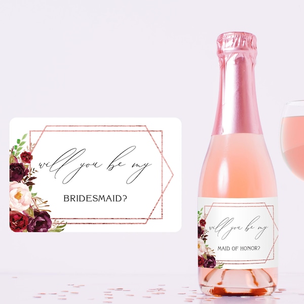 Mini Champagne Labels - Etsy