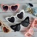 Bride Babe Heart Sunglasses, Bachelorette Party Heart Sunglasses, Bridesmaid Proposal Gift Box, Beach Wedding Bridal Shower C1