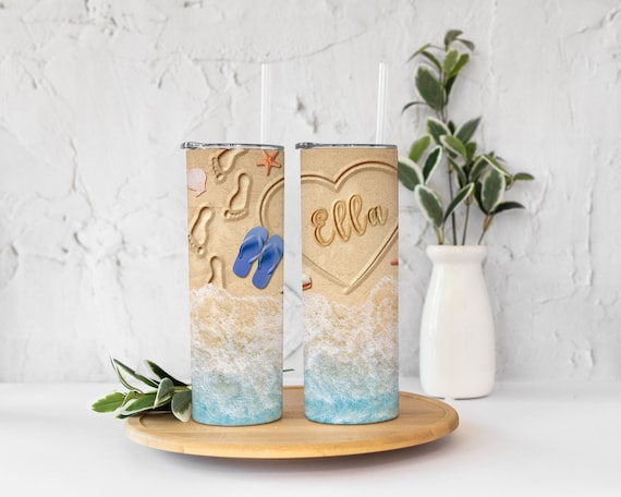 Girls Trip Gift, Beach 20oz Skinny Tumbler, Bridesmaid Proposal, Bachelorette Wedding Family Mom Best Friend Engagement Girls Weekend T252