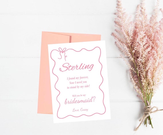 I found my forever, Now I need you to stand by my side! Bridesmaid Proposal Gift, Will You Be My Bridesmaid, Funny Wedding Ask Card P233