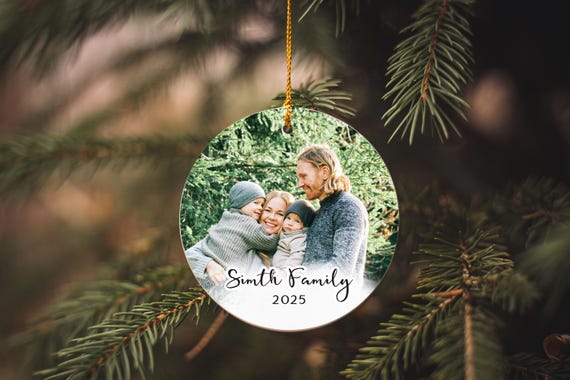 Photo Engaged Married Ornament, Custom Wedding Guest Favor, Family Picture Ornament, Bridesmaid Proposal Gift, Bridal Party Favor T272