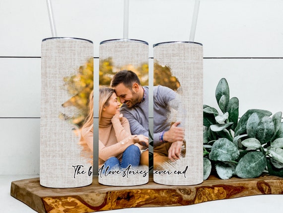 Photo tumbler, Gift for Besties Best Friend mom Birthday Sister Couple, Engagement Baby Shower Keepsake, Bridesmaid proposal T261