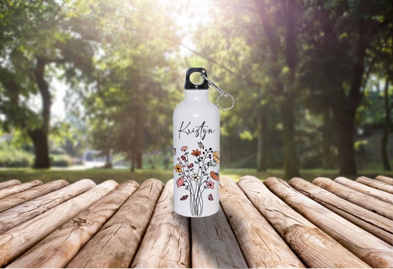Custom Camping Water Bottle, Hiking water bottle, Camp bachelorette, Bride Tribe, Last Trail Before the Veil, Bridesmaid Proposal Gift W08