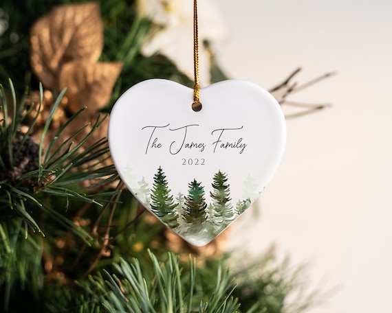 Personalized Engaged Married Ornament, Baptism Favor, Bridesmaid Baby Shower Wedding, New Couple Family Christmas Keepsake Gift T016