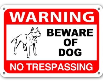 DOGS LOOSE PLEASE DO NOT ENTER Metal SIGN guard dog running free private NOTICE 