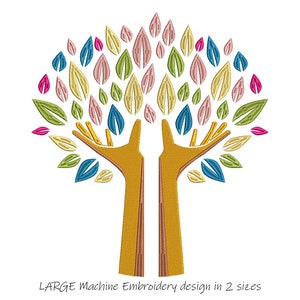 Machine Embroidery Design TREE BOUQUET