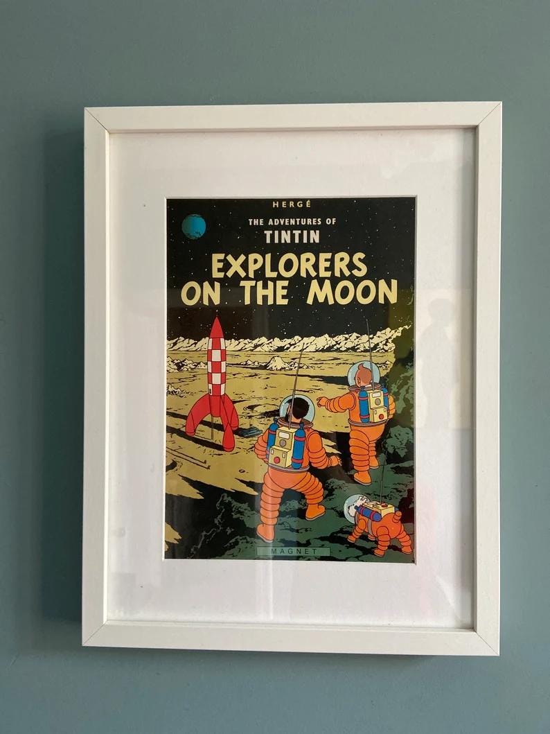 Tintin Frame Wall - Etsy
