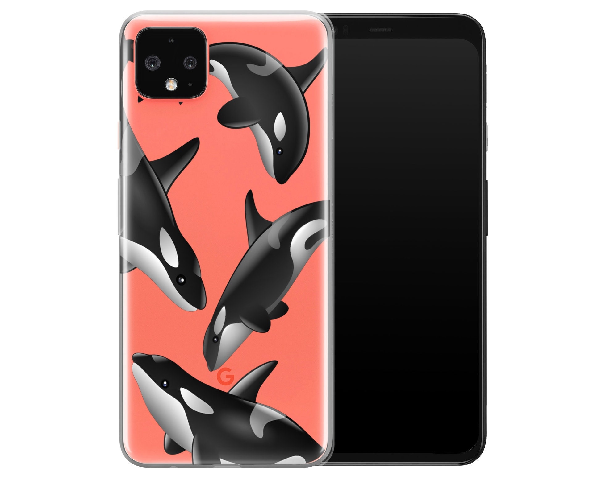 Orca Phone Case Google Pixel 2 3 3a 4 Xl Cases Silicone Cover Etsy