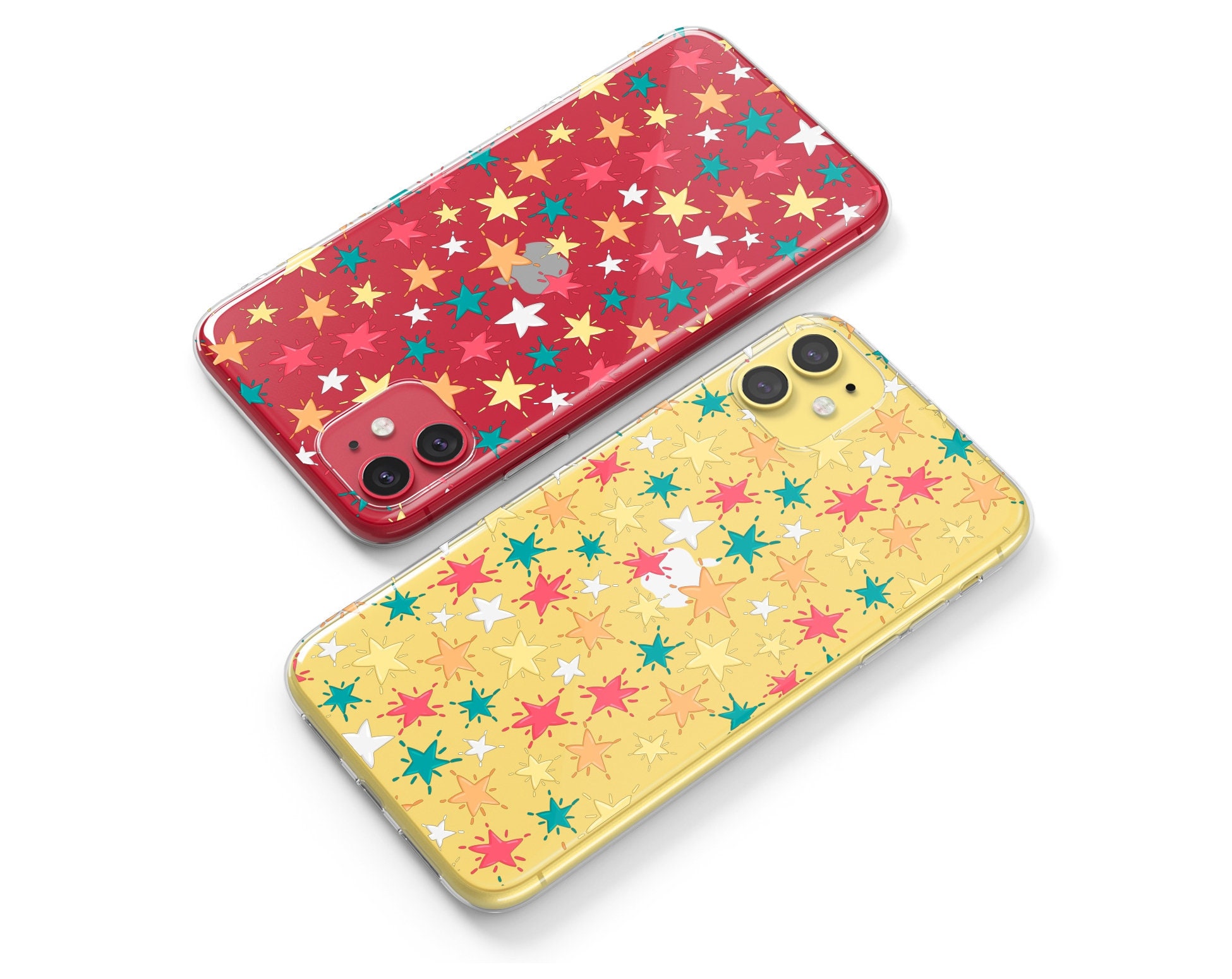 Stars cute iPhone 11 pro case Cartoon phone 2020 iPhones Xr | Etsy