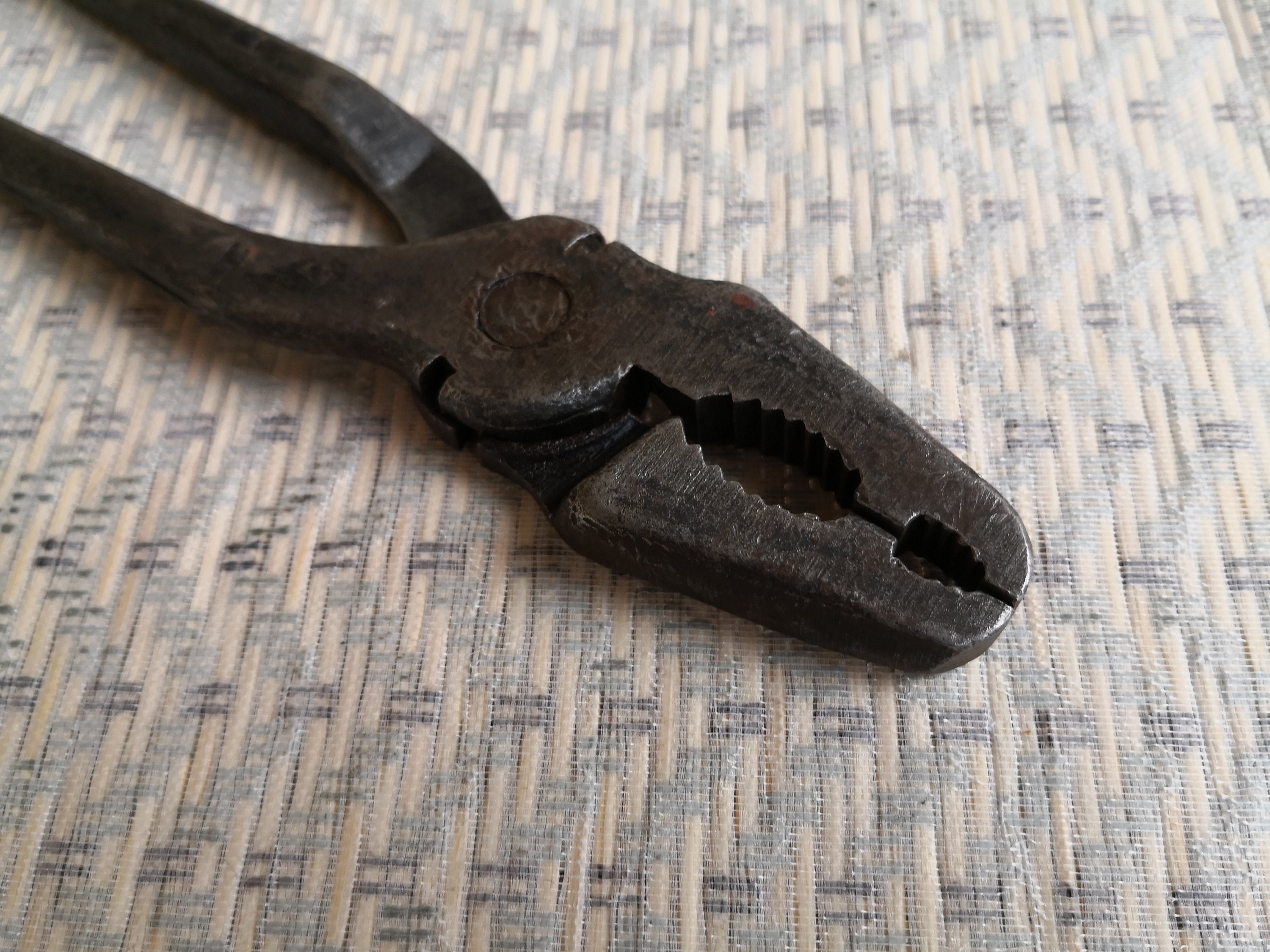Soviet Tools 60s Iron Ticks. Blacksmith Pliers. Vintage Rusty Iron ...