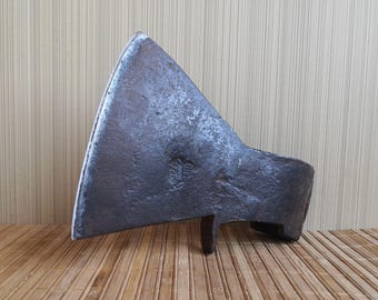Ax big ZIK 1946. Vintage Soviet iron Bearded forged ax rare brand IMZ 1946 Forged head. Soviet ax with a very rare stamp. Woodworking tools
