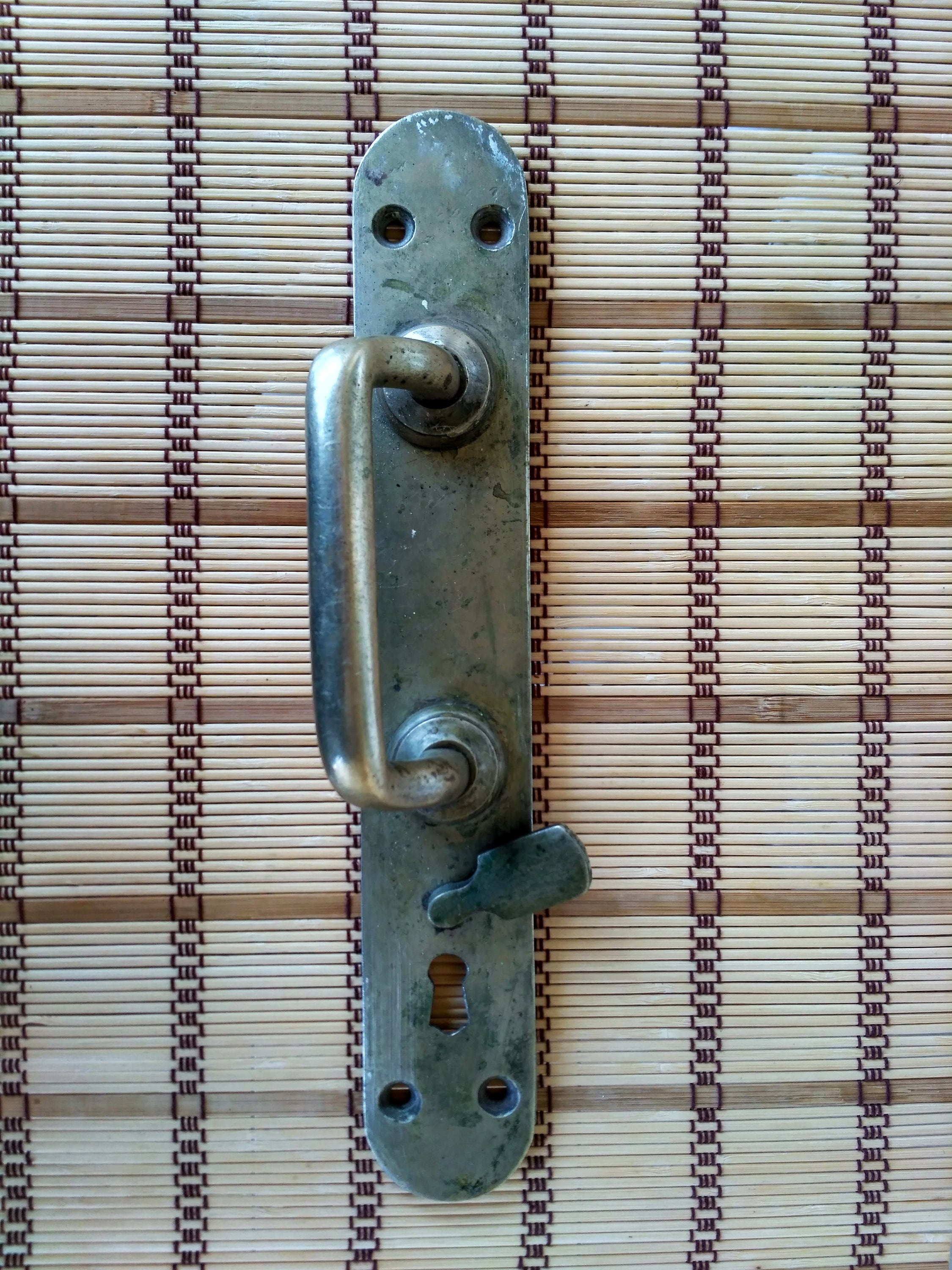 Vintage Doorknob. Russia.brass Doorknob With Keyhole. Antique Etsy