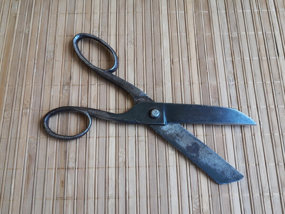 Scissors. Vintage Tool of a Tailor Shoemaker. Collectible, Rare ...
