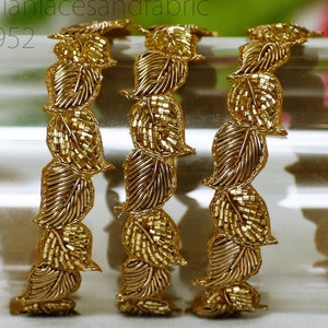 1 pezzo 3D indiano Zardozi patch appliques cucito a mano abiti da festa artigianale decorativo cappelli artigianali decorazioni per la casa