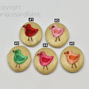 12 Pieces Button Indian Embellishment Hand Embroidered Embroidery Handcrafted Decorative Button Fabric Cloth Covered Crafting Sewing