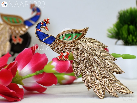 Popular Items For Peacock Applique On Etsy