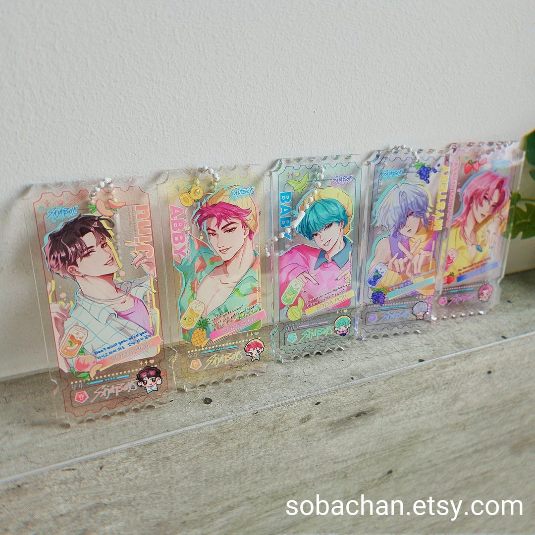 Saja Boys Soda Pop - Kpop Demon Hunter - Acrylic Keychains