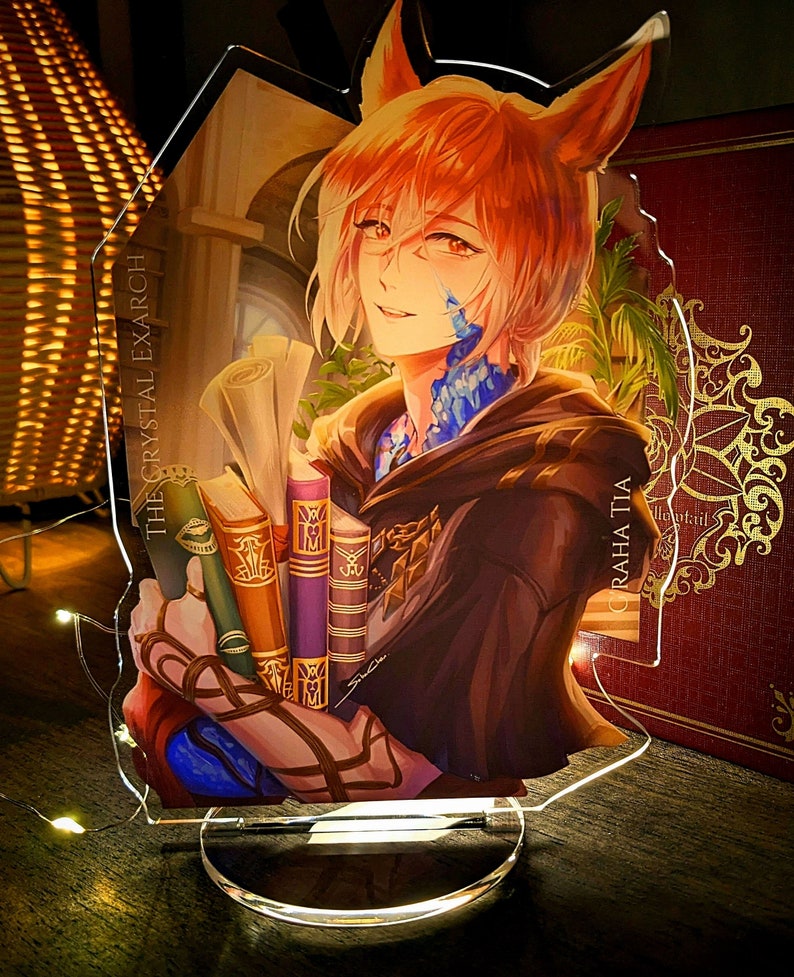 G'raha Tia Standee FFXIV Fan-made Merchandise Stock Available image 1