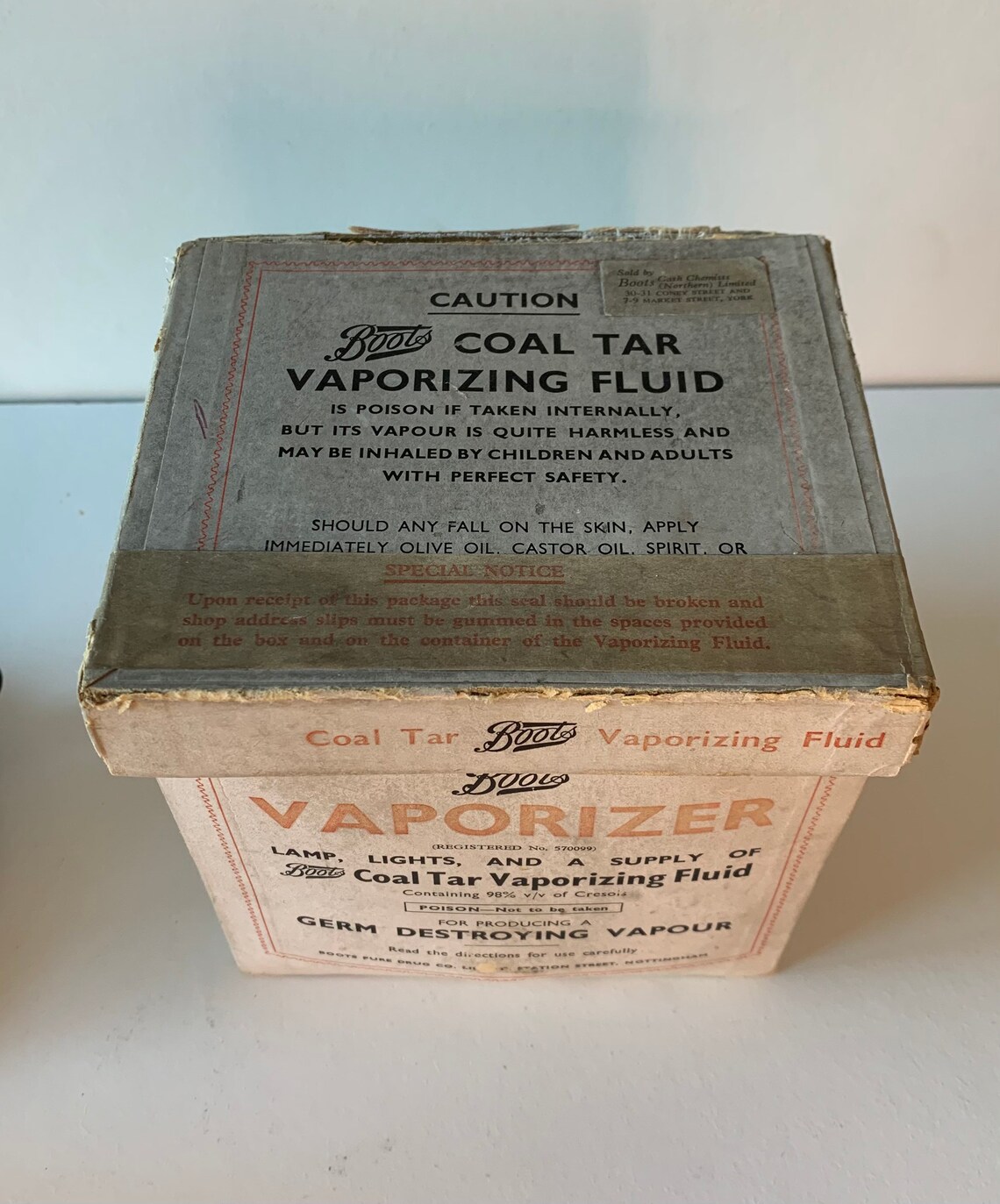 Boots 1930s Vaporizer Set Original Lamp Original Bottle Etsy UK