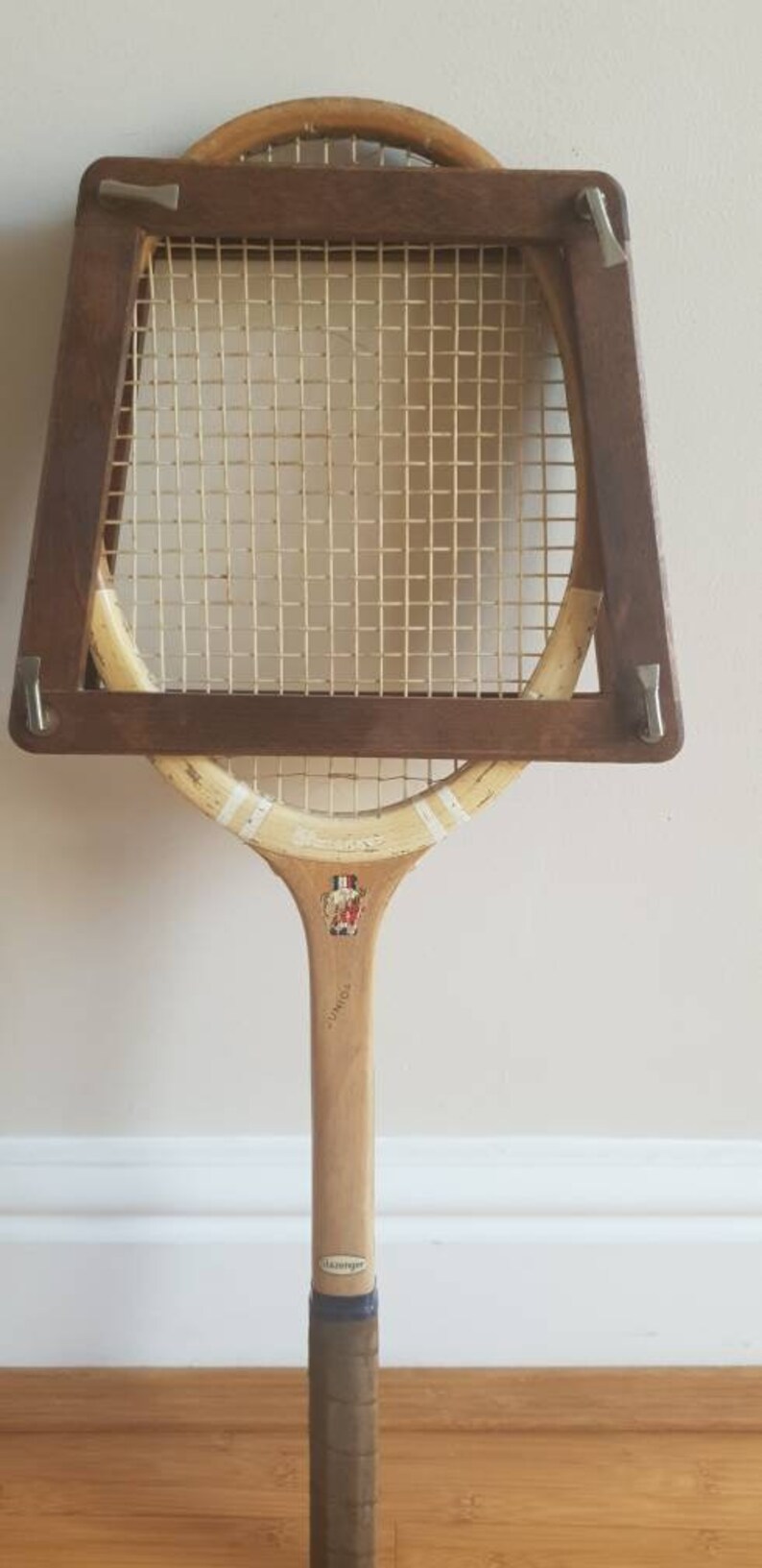 Pair of 1970s Wooden Tennis Rackets and 1 Racket Press Etsy