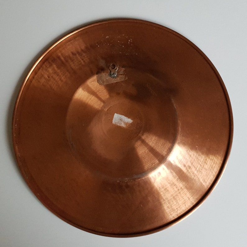 Large Decorative Turkish Copper Plate Etsy