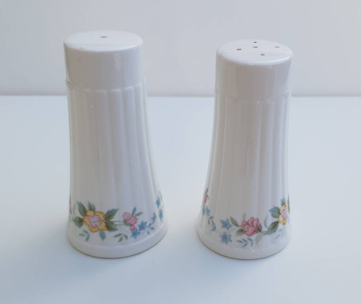 Royal Worcester Hammersley Salt and Pepper shakers / pots Etsy