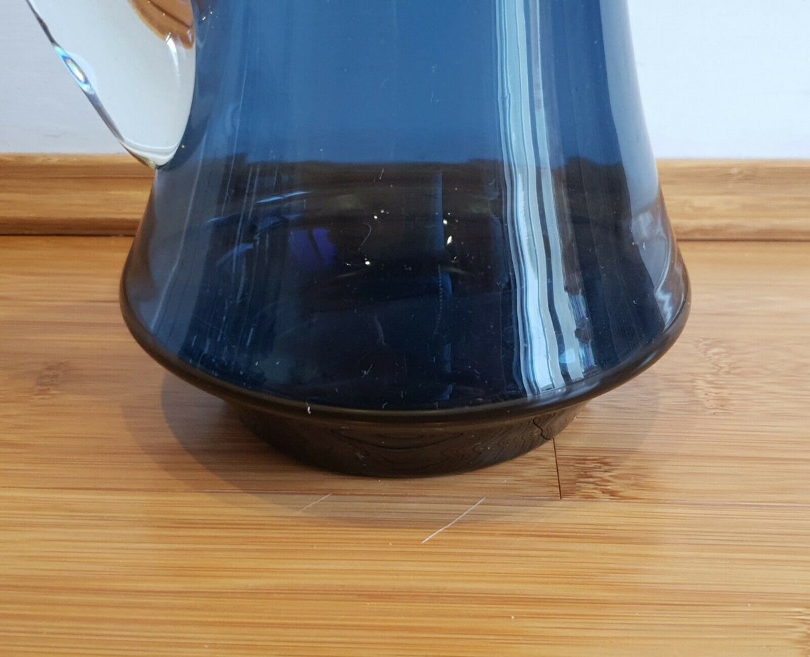 1970s Krosno Glass Pitcher Jug And 4 Glasses Jaffe Rose Made Etsy