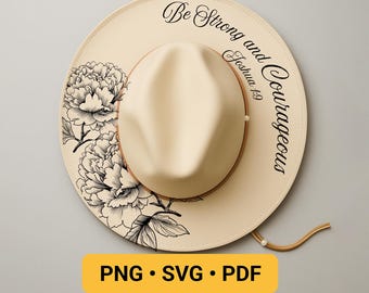 Bible Verse Hat Burning Design, Pyrography Stencil Hat Laser Engraving Design, Cowgirl Hat Burning Pattern, Wide Brim Hat Burning Template
