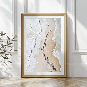 Moses Parting the Red Sea wall art, DIGITAL PRINT, Bible art, Crossing the Red Sea art print, Modern Christian, Bible Wall Art Christian