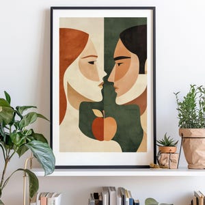 Garden of Eden, Christian Nursery decor, Genesis Art, Adam and Eve Wall Art, Scripture Print, Kids Room Wall Decor, Nursery Wall Art