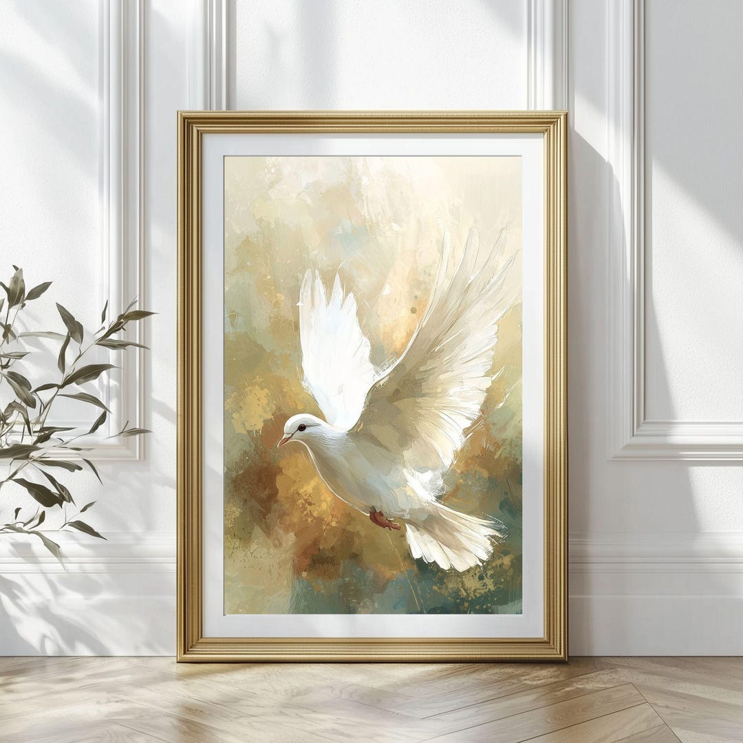 Holy Spirit Wall Art, Pentecost Christian Art, Jesus Art, Printable ...