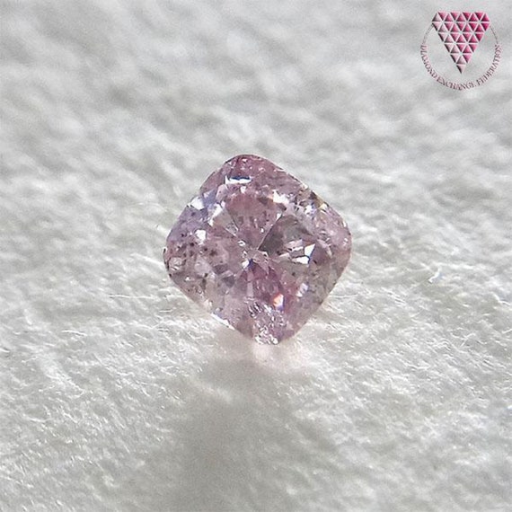 0.115 Ct Fancy Pink SI2 CGL Japan Natural Loose Diamond 