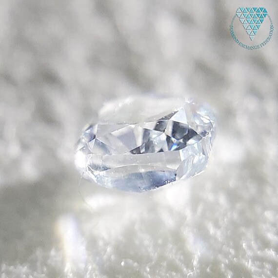 0.116 Ct Light GREENISH BLUE VS2 CGL Japan Natural Loose Diamond 