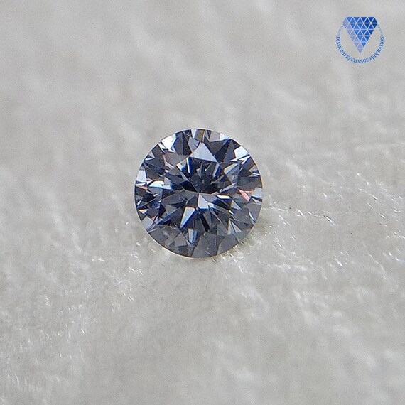 WEB限定カラー 0.027 Ct Fancy Gray Violet VS2 CGL Japan Natural Loose ダイヤモンド
