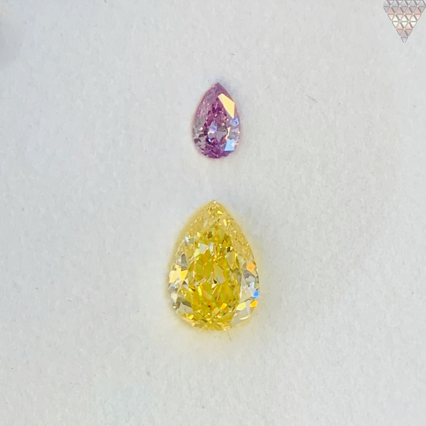 0. Ct 2 Natural Color Diamond Set GIA0. Fancy Orangy Etsy