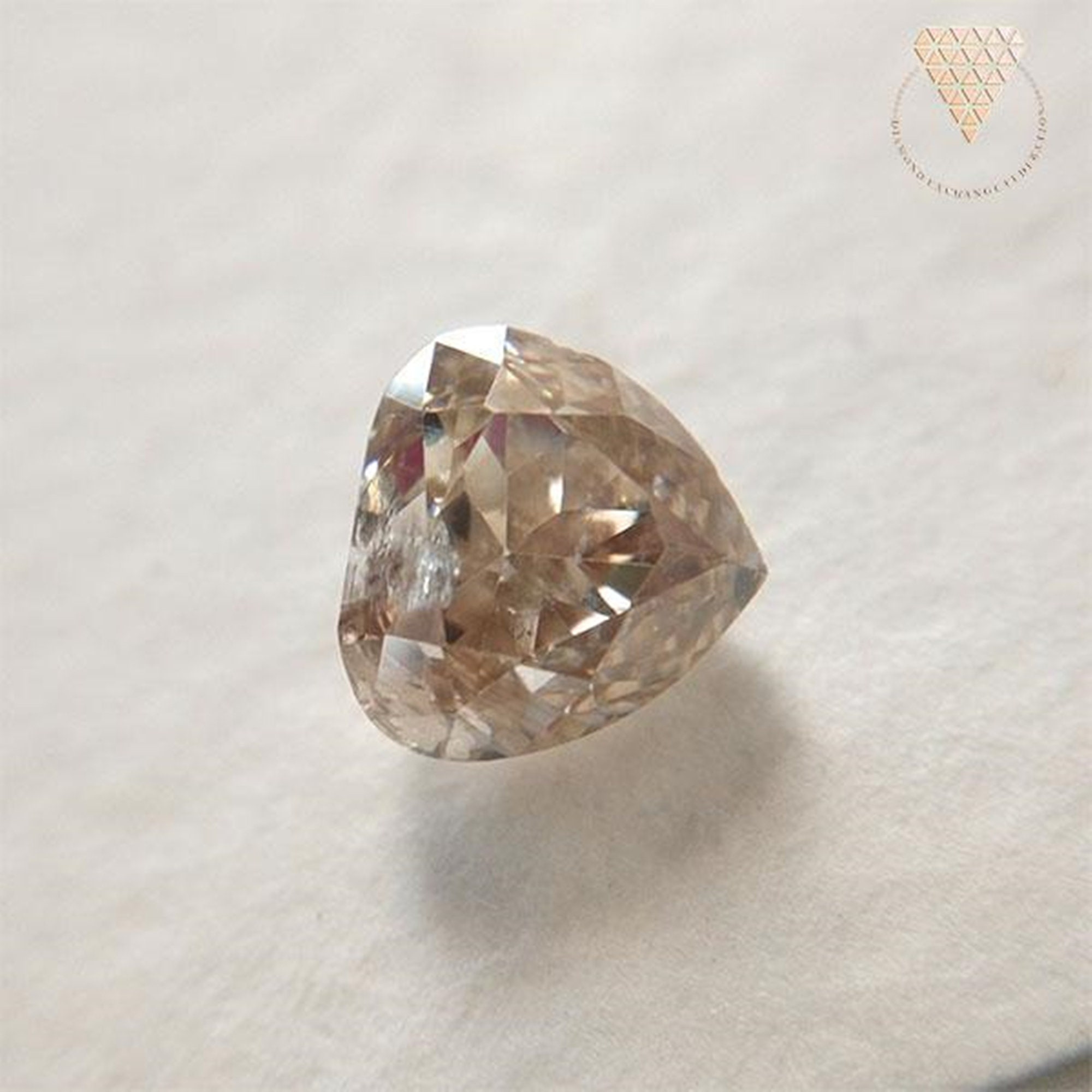 0.829 Ct Fancy Light Brown CGL Japan Natural Loose Diamond - Etsy