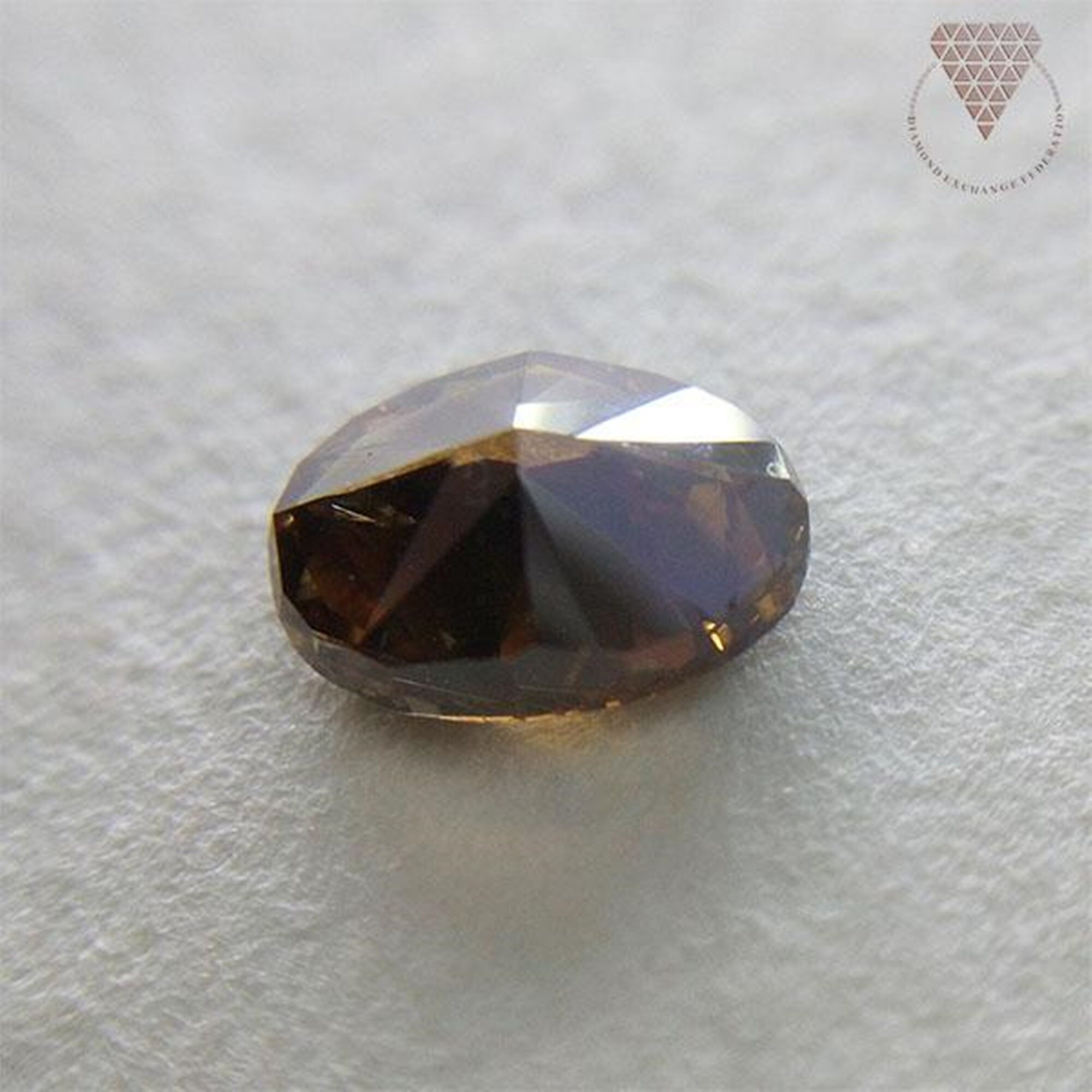 0.640 Ct Fancy Dark Brown I1 CGL Japan Natural Loose Diamond