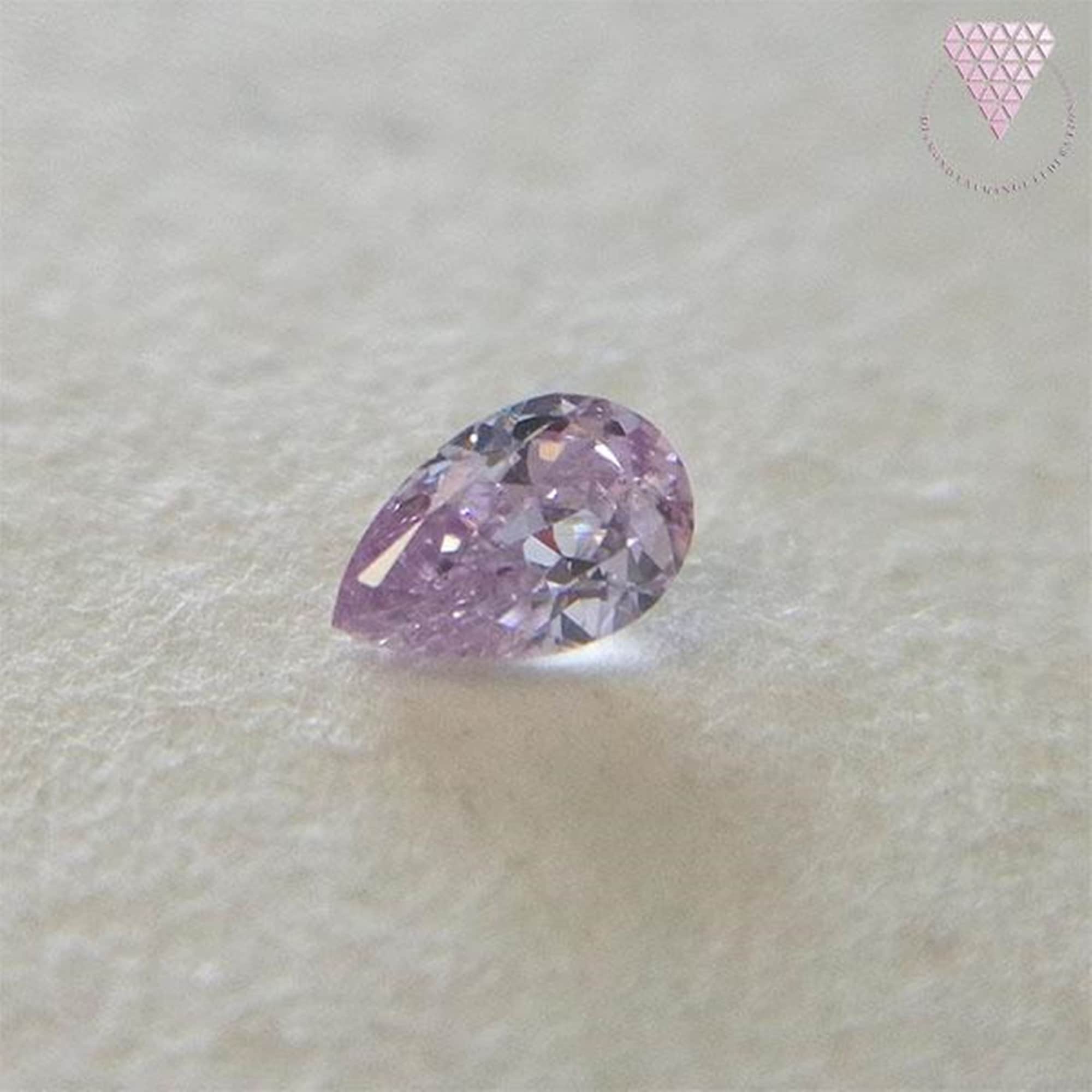 0.064 Ct Fancy Purple Pink SI2 CGL Japan Natural Loose Diamond - Etsy