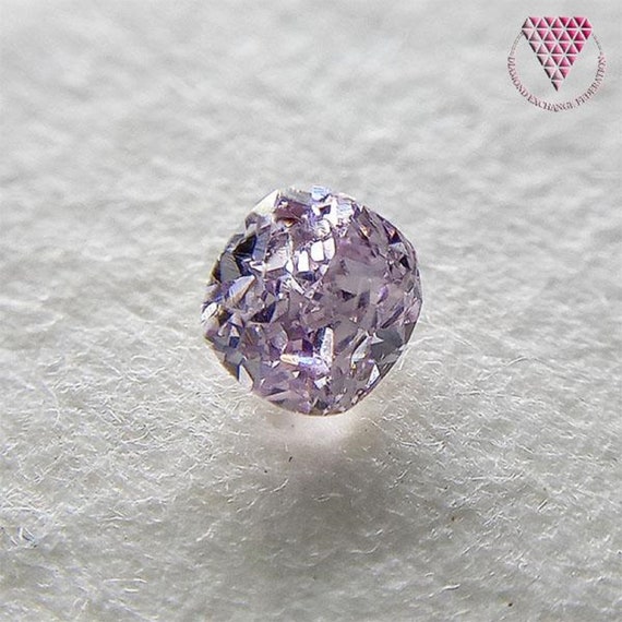 0.100ctピンクダイヤFANCY LIGHT PURPLE PINK I-1 0.100 Ct Fancy Light Purple Pink SI1 CGL Japan Natural Loose