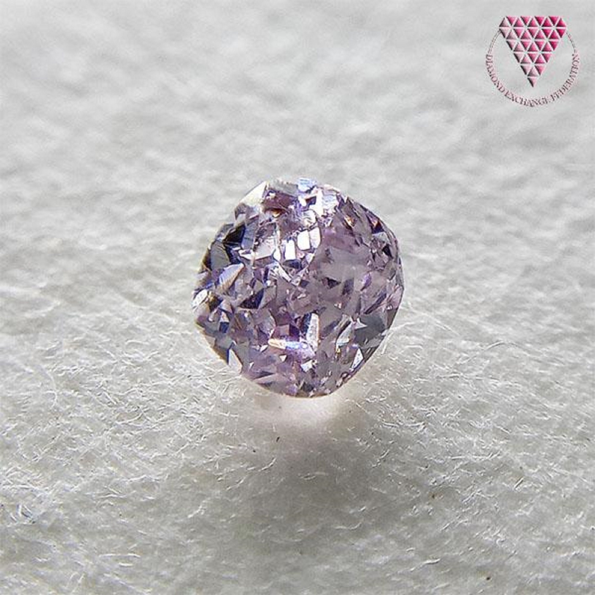 0.058 ct F.Or.Pink SI1 天然 ピンク ダイヤモンド-