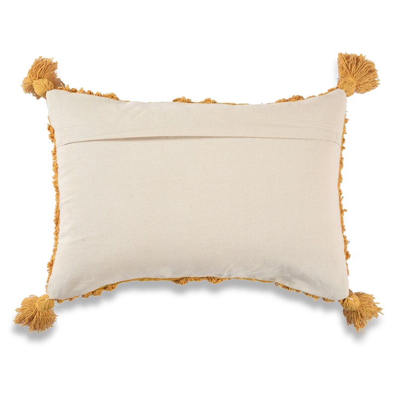 Designer tassel pillow Embroidered Pillow Cover Tufted Etsy